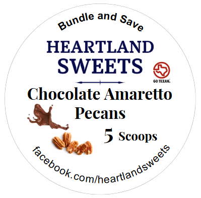 Chocolate Amaretto Pecan 5 Scoop Bag